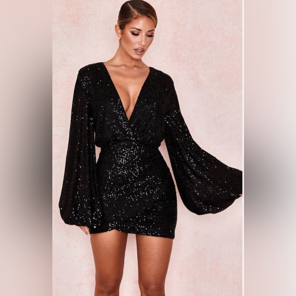 House of CB Midnight Sequin Dress